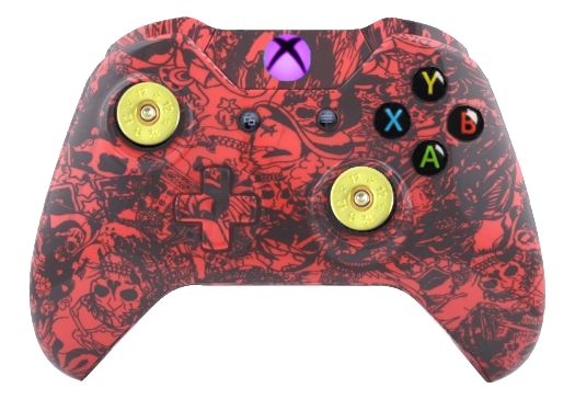 Crazy Red Skull Hydro-Dipped X