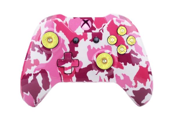 Pink Camo Hydro-Dipped Xbox On