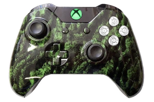 Green Zombie Hydro-Dipped Xbox