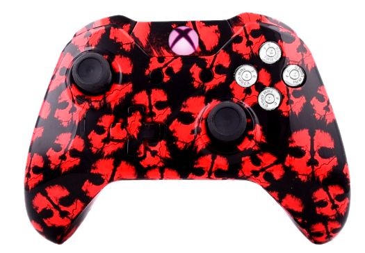 COD Ghost Red Hydro-Dipped Xbo