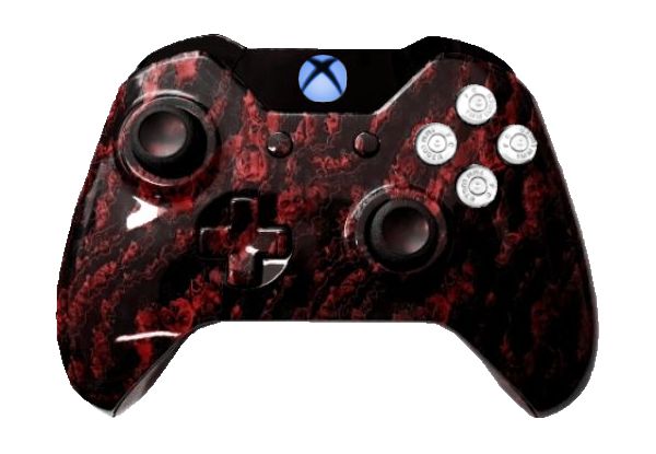 Red Zombie Hydro-Dipped Xbox O