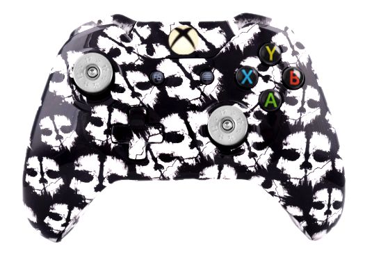 COD Ghost White Hydro-Dipped X