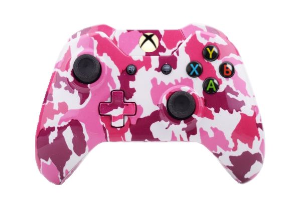 Pink Camo Hydro-Dipped Xbox On